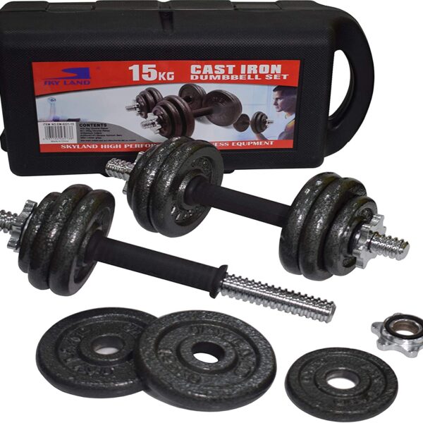 Cast Iron Dumbells Set